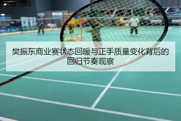 樊振东商业赛状态回暖与正手质量变化背后的回归节奏观察